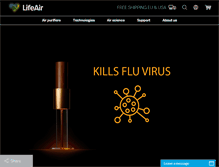 Tablet Screenshot of lifeair.com